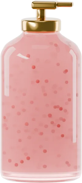 Pearls for shampoo. Color: Crimson