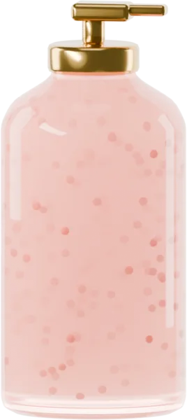 Pearls for shampoo. Color: Coral