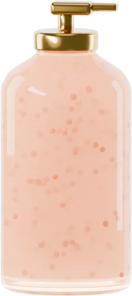 Pearls for shampoo. Color: Tangerine