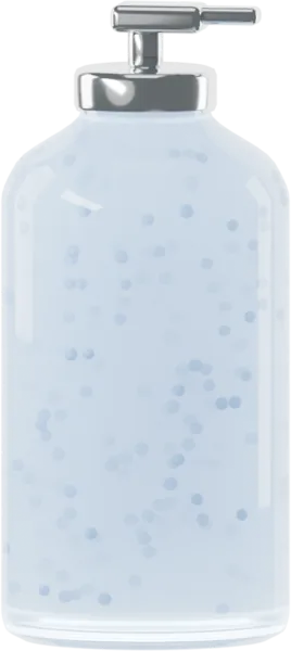 Pearls for shampoo. Color: Sky Blue