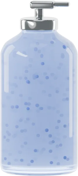 Pearls for shampoo. Color: Ocean Blue