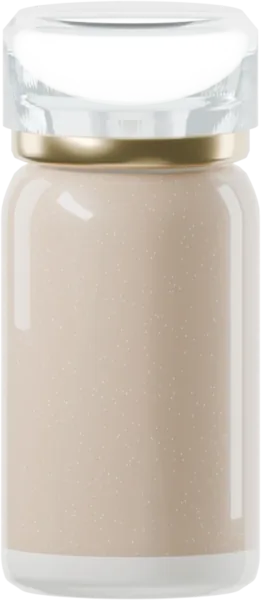 BB cream with fine white specks