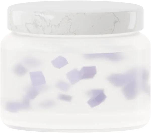 Cubes for cream. Color: Lavender