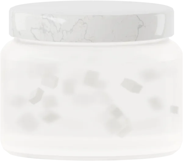 Cubes for cream. Color: Porcelain White