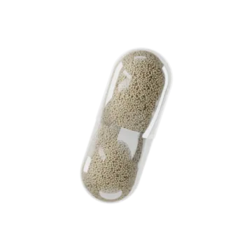 Fine granules for capsules. Color: Dune Beige