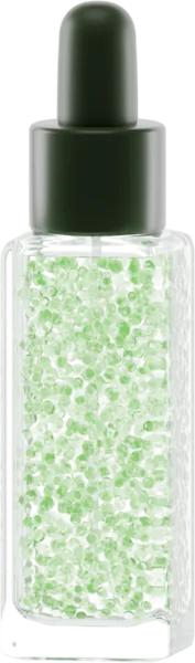 Clear droplets for serum. Color: Matcha Green