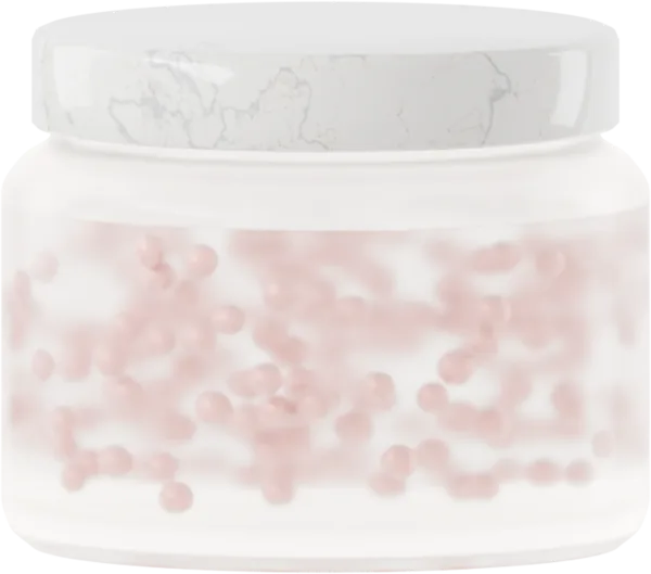 Lustrous pearls for serum. Color: Dusty Rose
