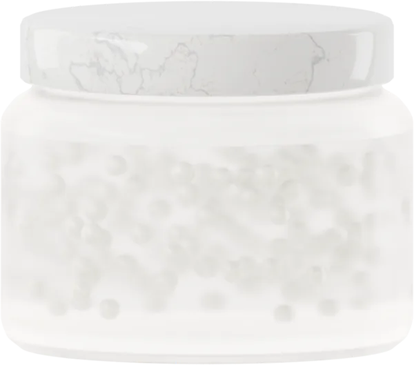 Lustrous pearls for serum. Color: Porcelain White