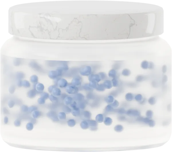 Lustrous pearls for serum. Color: Ocean Blue