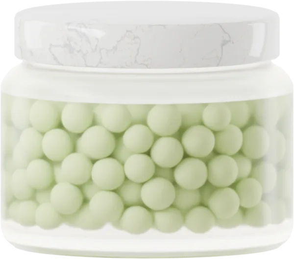 Large pearls for serum. Color: Sage Green