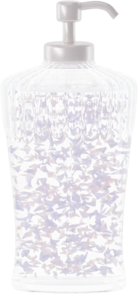 Flakes for shower gel. Color: Blush and Lavender