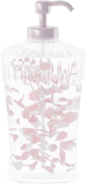 Body wash with petals