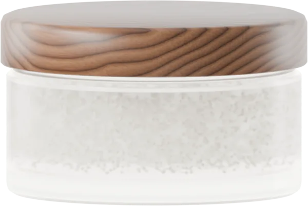 Small beadlets for scrub. Color: Ecru