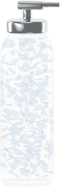 Shimmering petals for shampoo. Color: Ocean Blue