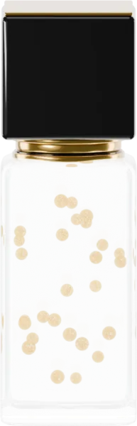 Shimmering pearls for serum. Color: Gold