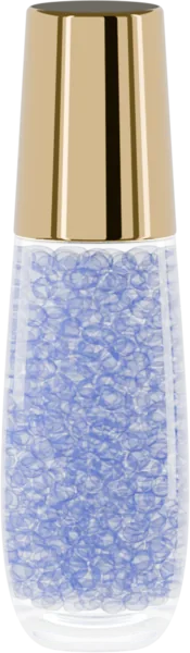 Clear bubbles for serum. Color: Ocean Blue
