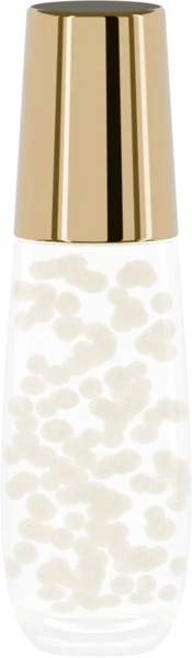 Shimmering pearls for serum. Color: Champagne Gold